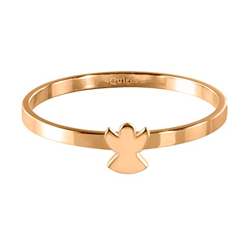 Quiges Edelstahl Stapelring Kombinationsring Bandring Füllring Engel Füllring 2mm Höhe Ringgröße 22mm (69) von Quiges