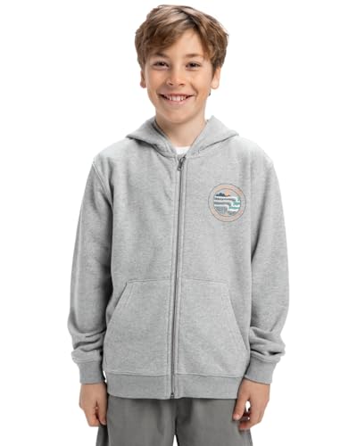 Quiksilver Graphic - Zip-Up Hoodie for Boys 8-16 - Kapuzenpulli mit Reißverschluss - Jungs 8-16 - 16 - Grau. von Quiksilver