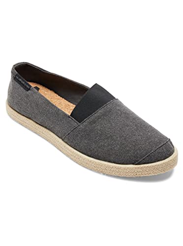 Quiksilver - Espadrilled Cold Cement Shoe für Männer - Solid Black - 44 EU von Quiksilver
