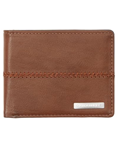 Quiksilver™ Stitchy Trifold Wallet Dreifach faltbares Portemonnaie Männer, Braun von Quiksilver