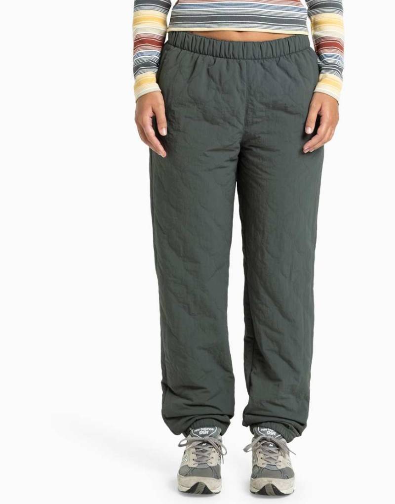 Quiksilver - Adventure - Gesteppte Hose in Urban Chic in Schwarz von Quiksilver
