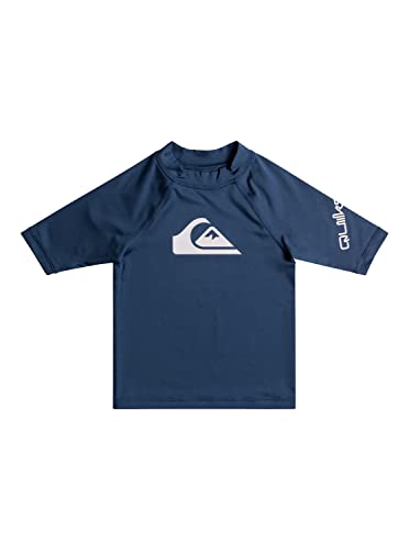 Quiksilver All Time - Short Sleeve UPF 50 Rash Vest for Boys 8-16 - Jungen 8-16. von Quiksilver