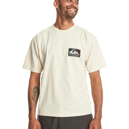 Quiksilver Back Flash - T-Shirt for Men - T-Shirt - Männer - Weiss. von Quiksilver