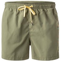 Quiksilver Herren Badeshorts grün Mikrofaser unifarben von Quiksilver