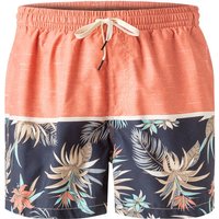 Quiksilver Herren Badeshorts orange Mikrofaser gemustert von Quiksilver