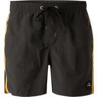 Quiksilver Herren Badeshorts schwarz Mikrofaser unifarben von Quiksilver