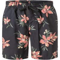 Quiksilver Herren Badeshorts schwarz Mikrofaser gemustert von Quiksilver