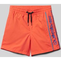 Quiksilver Badeshorts mit Label-Schriftzug Modell 'EVERYDAY VERT VOLLEY' in Rot, Größe 152 von Quiksilver