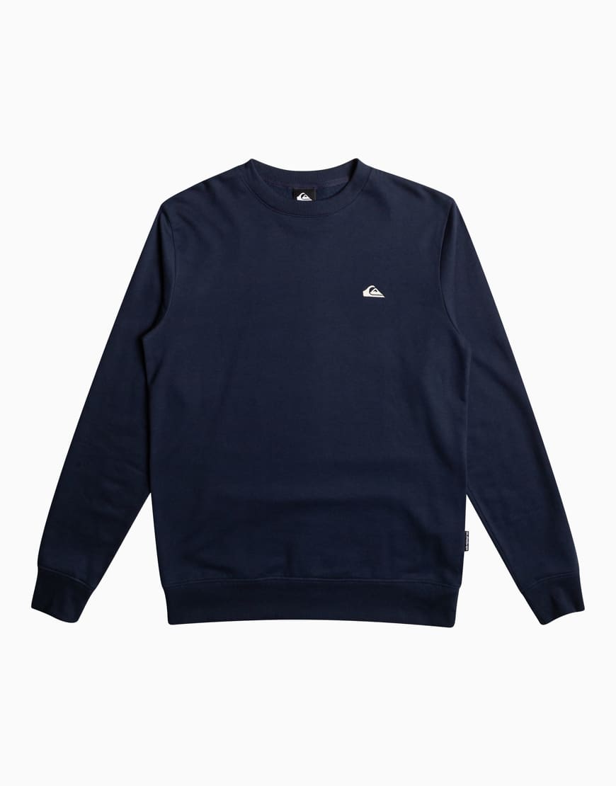 Quiksilver - Basic - Fleece-Oberteil in Blau mit Rundhalsausschnitt von Quiksilver