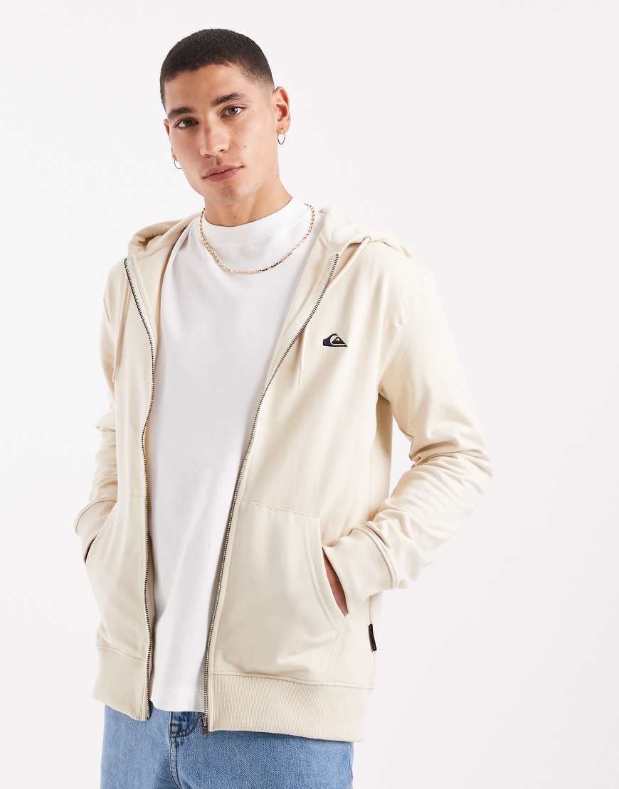 Quiksilver - Basic - Kapuzenjacke in Weiß von Quiksilver