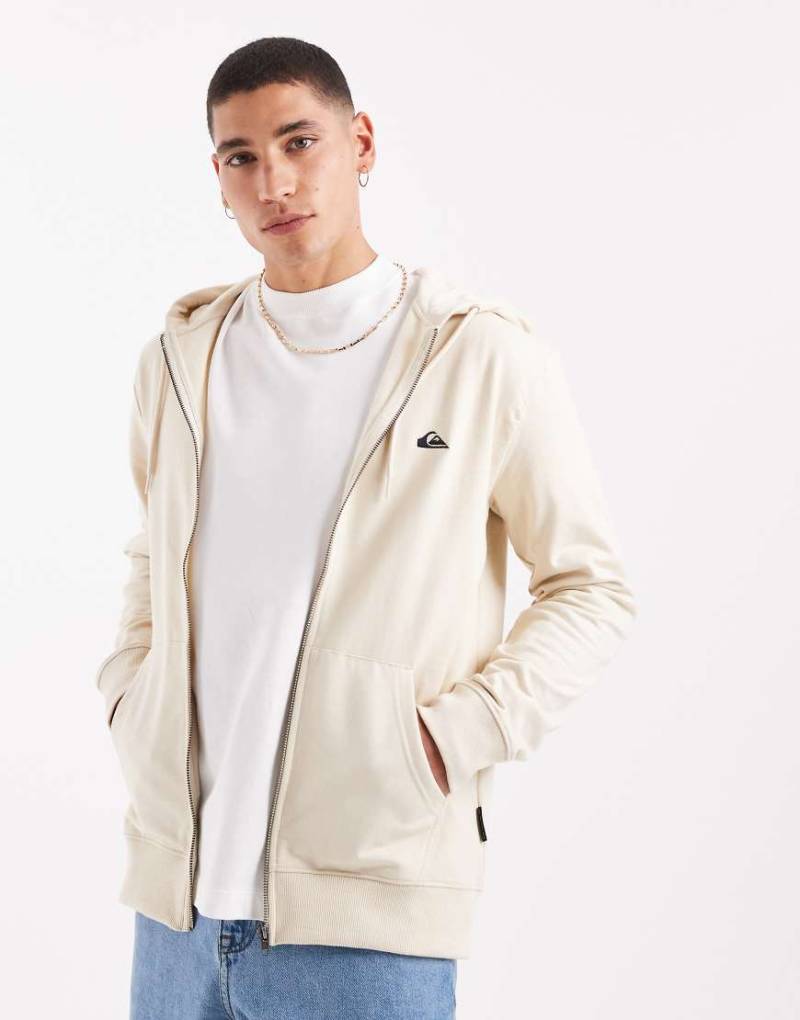 Quiksilver - Basic - Kapuzenjacke in Weiß von Quiksilver