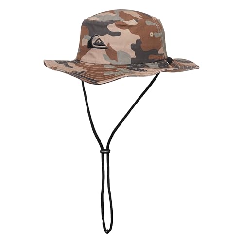 Quiksilver Boys Kid's Bushmaster Sun Protection Floppy Visor Bucket Hat, CAMO, One Size von Quiksilver