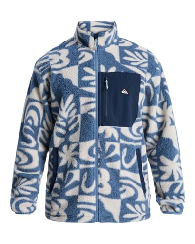 Quiksilver Clean Coast - Full Zip Fleece for Men - Fleece mit Reißverschluss - Männer - XL - Blau. von Quiksilver