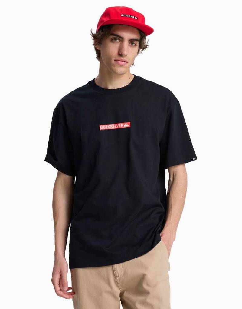 Quiksilver - DNA Clicker - Kurzärmliges T-Shirt in Schwarz von Quiksilver