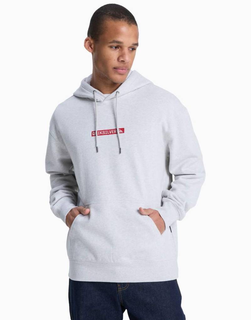 Quiksilver - DNA - Kapuzenpullover in hellem Heidegrau von Quiksilver