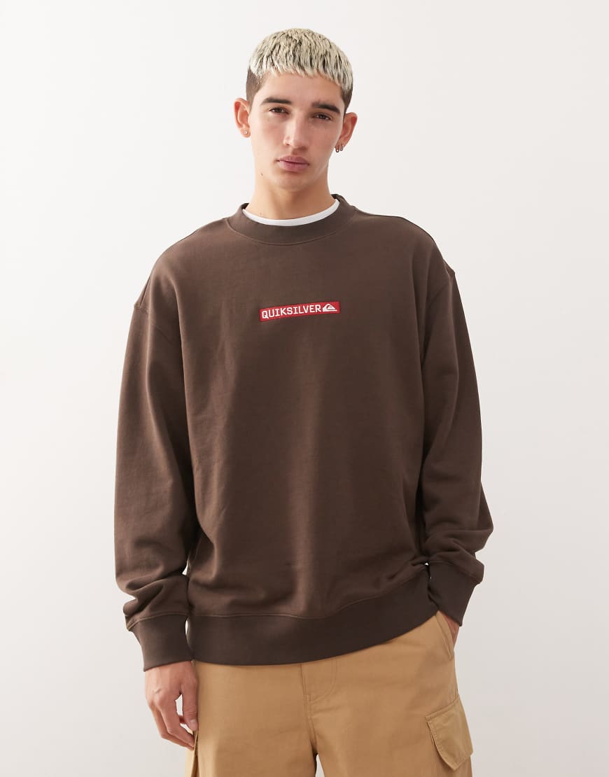 Quiksilver - DNA - Sweatshirt in Schokobraun-Brown von Quiksilver