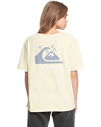 Quiksilver Damen T-Shirt Femme Standard Tshirt, Gelb, S von Quiksilver