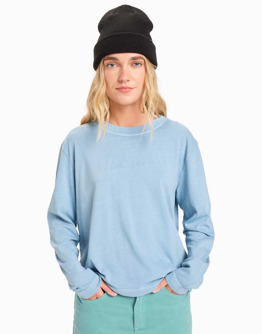 Quiksilver - Essential - Langärmliges T-Shirt in Ashley-Blau Quiksilver - Essential - Langärmliges T-Shirt in Ashley-Blau von Quiksilver