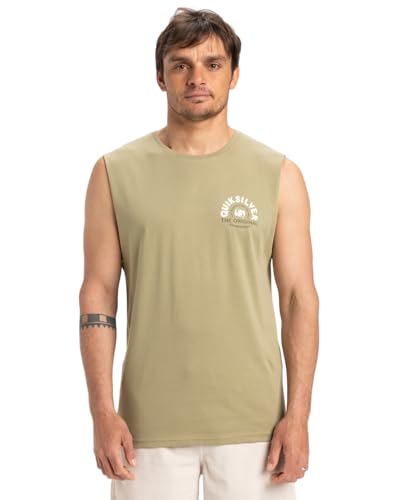 Quiksilver Ev Summer Road - Muscle Tank for Men - Muscle-Tanktop - Männer - XL - Beige. von Quiksilver