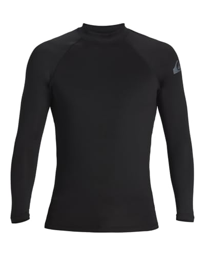 Quiksilver Everyday Heat - Long Sleeve UPF 50 Surf T-Shirt for Men - Langärmliges Surf-T-Shirt mit UPF 50 - Männer - Schwarz. von Quiksilver