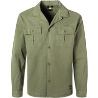 Quiksilver Herren Overshirt grün Baumwolle von Quiksilver