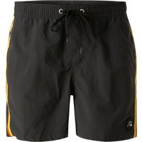 Quiksilver Herren Badeshorts schwarz Mikrofaser unifarben von Quiksilver