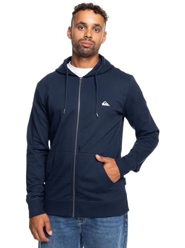 Quiksilver Herren Basic Hood Zip Young Men Sweatshirt, Marineblau Blazer, XXL von Quiksilver