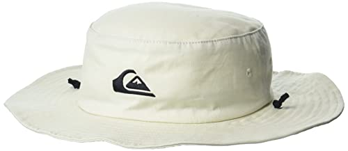 Quiksilver Herren Bushmaster Sonnenschutz Floppy Visor Bucket Hat Sonnenhut, weiß, S-M von Quiksilver