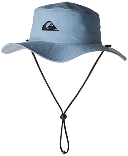 Quiksilver Herren Bushmaster Sun Protection Floppy Visor Bucket Hat Schlapphut, Faded Denim, L/XL von Quiksilver