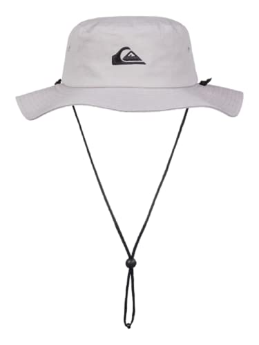 Quiksilver Herren Bushmaster Sonnenschutz Floppy Visor Bucket Hat Schlapphut, Grau, XXL von Quiksilver