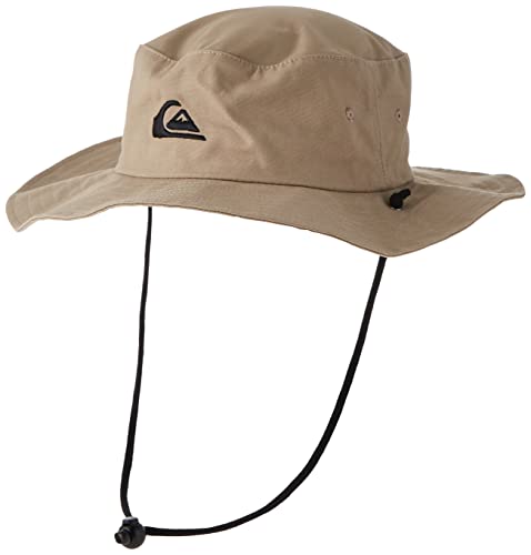 Quiksilver Herren Bushmaster Sonnenschutz Floppy Visor Bucket Hat Sonnenhut, Khaki, S/M von Quiksilver