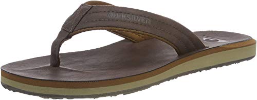 Quiksilver Herren Carver Nubuck - Sandals For Mens Zehentrenner, Braun Demitasse Solid Ctk0, 46 EU von Quiksilver