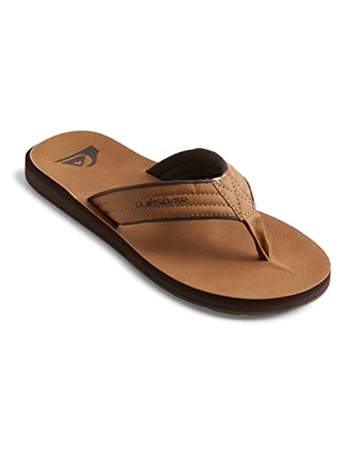 Quiksilver Herren Carver Nubuck Flip-Flop, TAN-Pattern_1, 32 EU von Quiksilver