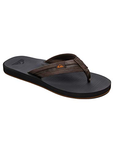 Quiksilver Herren Carver Squish Flipflop, Braun/Schwarz/Braun, 41 EU von Quiksilver