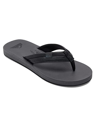 Quiksilver Herren Carver Squish-Sandals for Men Flip-Flop, Black/Grey/Black, 40 EU von Quiksilver