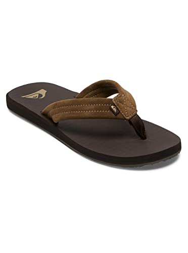 Quiksilver Herren Carver Suede Core Sandale, Brown 1, 45 EU von Quiksilver