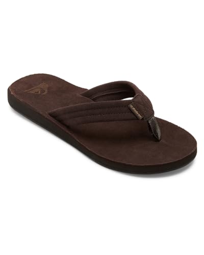 Quiksilver Herren Carver Suede Plus. Sandale, Brown 1, 40 EU von Quiksilver