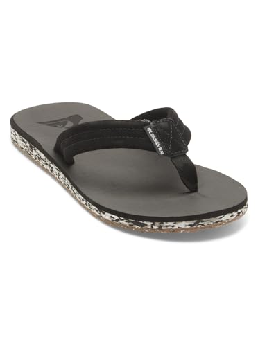 Quiksilver Herren Carver Suede Recycled Sandale, Anthracite, 39 EU von Quiksilver