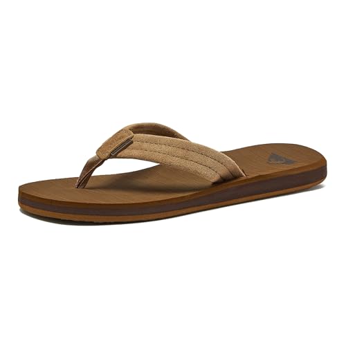 Quiksilver Herren Carver Suede Sandalen, Braun (Tan-Solid Tkd0), 40 EU von Quiksilver