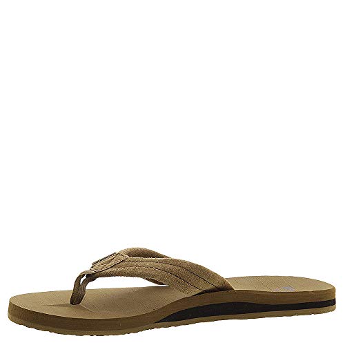 Quiksilver Herren Carver Suede Sandalen, Braun (Tan-Solid Tkd0), 43 EU von Quiksilver