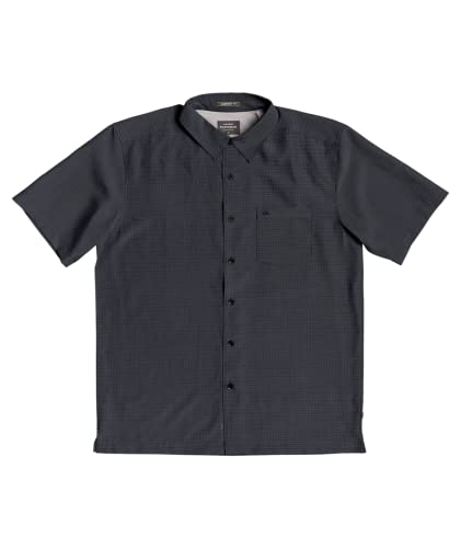 Quiksilver Herren Centinela 4 Knöpfen, Bequeme Passform, mit Taschen Hemd mit Button-Down-Kragen, Schwarze Centinella, Groß von Quiksilver