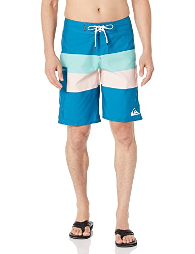 Quiksilver Herren Everyday 21 Boardshort Badehose Boardshorts, Seaport Amazon 21 Stripe, 40 von Quiksilver