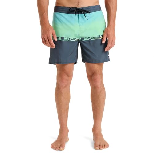Quiksilver Herren Everyday Half Jam 16 Boardshort, Sommergrüner Wortblock, 33W von Quiksilver