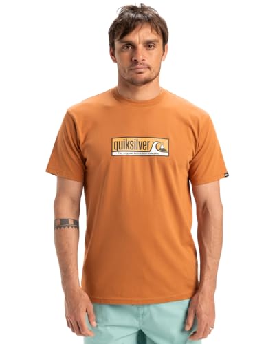 Quiksilver Herren Evo Endless Type Ss T-Shirt, Bran, M von Quiksilver