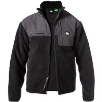 Quiksilver Herren Fleecejacke schwarz Mikrofaser unifarben von Quiksilver