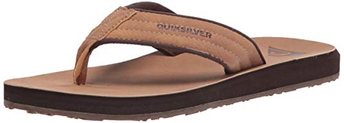 Quiksilver Herren Flipflop, Hellbraun-Pattern_1 Carver Nubuck, 39 EU von Quiksilver