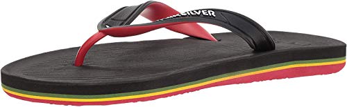 Quiksilver Herren Haleiwa II Sandale, Schwarz/Rot/Grün, 43 EU von Quiksilver