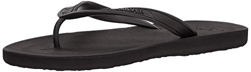 Quiksilver Herren Haleiwa Zehentrenner Sandale, solide, schwarz, 41 EU von Quiksilver