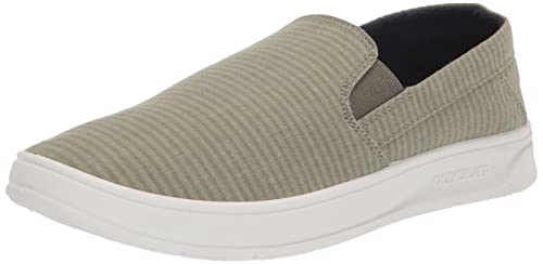 Quiksilver Herren Harbor Warf Slip-on Lowtop Freizeitschuh Sneaker Bootsschuh, Grün 1, 44 EU von Quiksilver