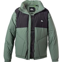 Quiksilver Herren Steppjacke grün Mikrofaser unifarben von Quiksilver